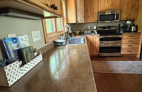 Menahga Cabin | Peaceful Lakefront Cabin w/Sauna & Loft-pet friendly