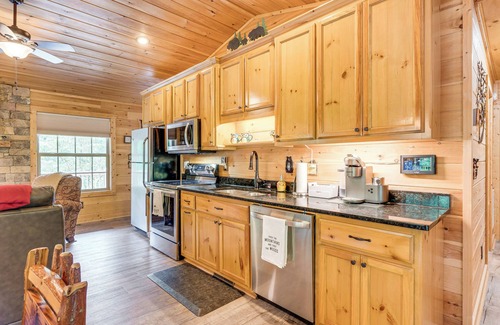 Murphy Cabin | Peaceful Murphy Cabin w/Fire Pits & Forest Views!