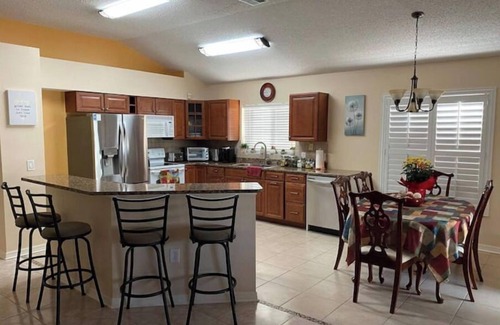 Town 'n' Country House | Peaceful Pool Home Near Airport Heated pool