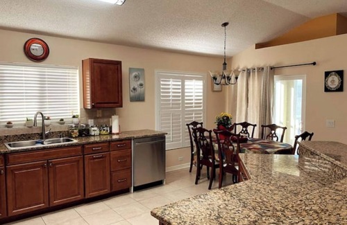 Town 'n' Country House | Peaceful Pool Home Near Airport Heated pool