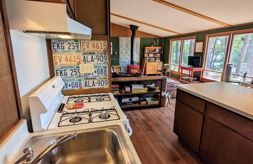 Solon Springs Cabin | Peaceful & private 4-season family cabin on the beautiful Bony Lake sandbar!