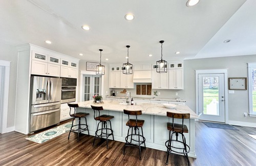 Macon House | Peaceful & Private home located on 4 acres with heated pool, hot tub & zip line!