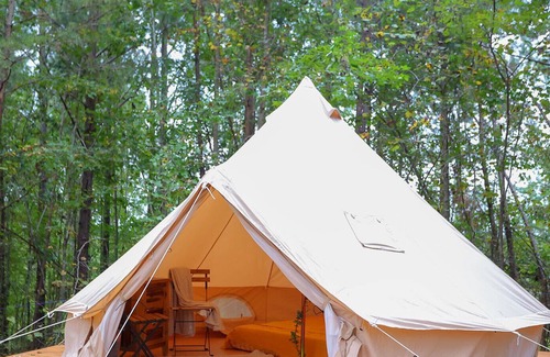 Columbiana RV Rental | Peaceful Valley Rustic Yurt