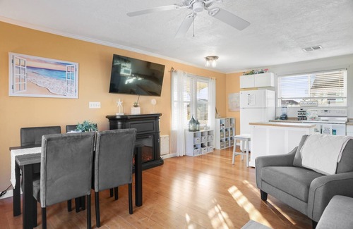Galveston House | Pelicans soar! Oean view and steps to the beach. Remodeled & pet friendly too.