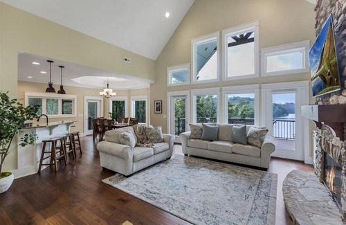 West Union House | Peninsula Rd - Sunset View Over Lake Keowee