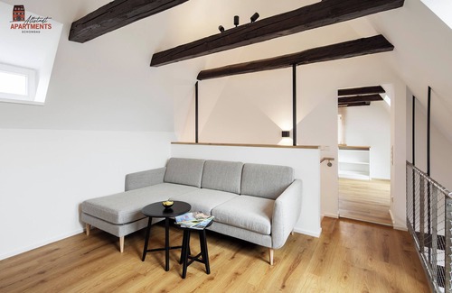 Schongau Apartment | Penthouse (3 rooms, approx. 100 m² living space), with large balcony