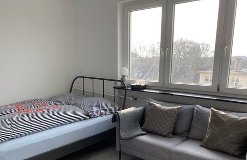 Schwetzingerstadt Condo | Penthouse Apartment mit Blick Über Mannheim - nah zur Mannheimer City