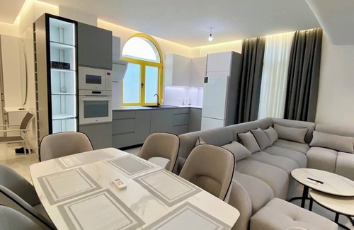 Dhermi Apartment | Penthouse Beachfront Apartment, Santorini Residence Drymadhes, Dhermi, Albania