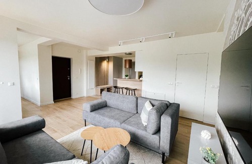 Ponice Apartment | Penthouse Słoneczna Rapsodia - blisko Parku Zdrojowego - duży taras na dachu - piękny widok - winda - garaż