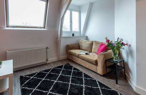 Oude Pijp Apartment | Penthouse spacious apartment with canal view
