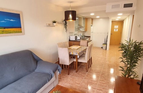 Vera Beach Apartment | Penthouse with private pool on the roof, sea views, 50m from the beach, WiFi