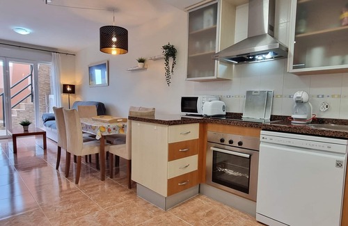 Vera Beach Apartment | Penthouse with private pool on the roof, sea views, 50m from the beach, WiFi