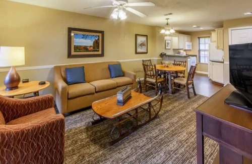 Clarkesville Apartment | Perfect 2BD family vacation spot with Family Friendly Resort Activities on site