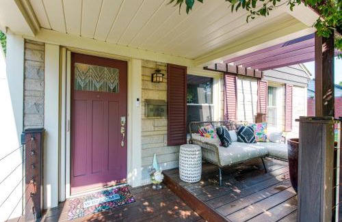 Broad Ripple House | Perfect Broad Ripple Retreat with Hot Tub, King Bed, Bikes, Pet Friendly & Fenced Backyard