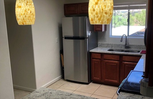 Tucson Condo | Perfect end unit condo with mountain views and upper level balcony/patio