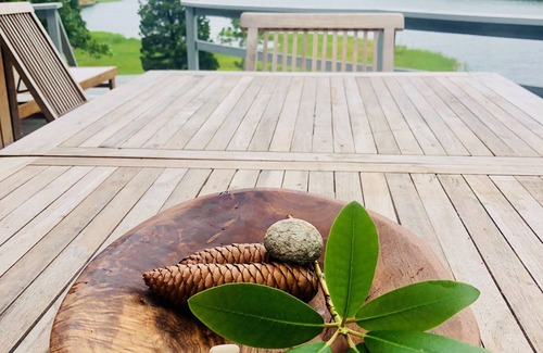 Clearwater Beach House | Perfect Mid-Century Private Waterfront East Hampton Retreat!