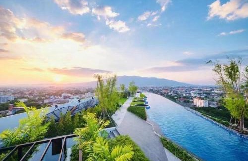 Don Kaeo Apartment | Perfect top pool view condo Astra sky river