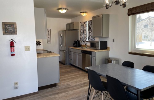 Sheridan House | Pet Friendly 3 bedroom home near hospital, walking paths, Large fenced Backyard