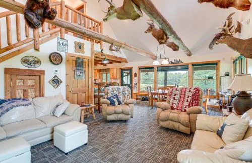 Scio House | Pet-Friendly Cabin on 86 Acres in Scio Fish, Hike