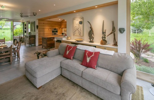 New Castle House | Pet Friendly Contemporary Ranch Home with Stunning Views on Main Elk Creek!