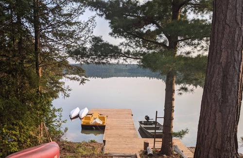 Timmins Cottage | Pet friendly family cottage. One Lake-One Cottage.A Unique Peaceful Experience.