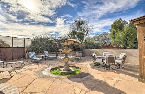 Tucson House | Pet-Friendly Tucson Casita Shared Hot Tub and Porch