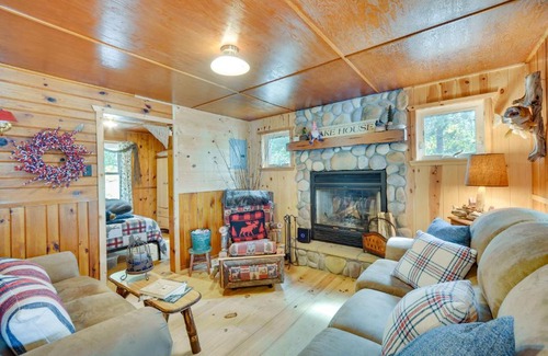 Minong House | Pet-Friendly Waterfront Minong Cabin with Fire Pit