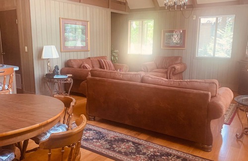 Pine Mountain Ski Chalet | Pet friendly wooded view chalet is perfect for a family get away!