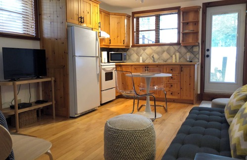 Val Morin Apartment | Petit Train du Nord - KM 39 - Cedar Creek GetAway