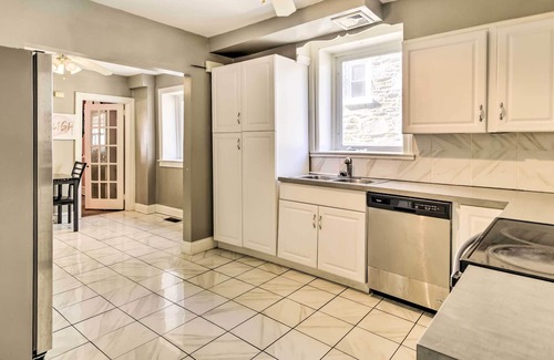 Upper Darby House | Philly Getaway in Upper Darby w/ Furnished Deck!