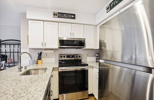 Killington Condo | Pico E202 Ski on/off at Pico Mountain renovated and views of the slopes. (please note this unit has NO AIR CONDITIONING)