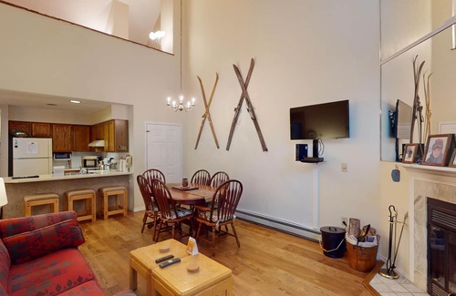 Killington Condo | Pico Village Resort H304-A beautiful 2-bedroom with loft family-friendly condo ski on ski off