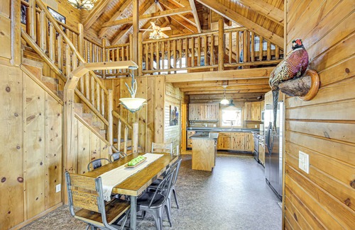 Dawes County House | Pine Ridge Cabin on 62 Acres: Hot Tub & Views!