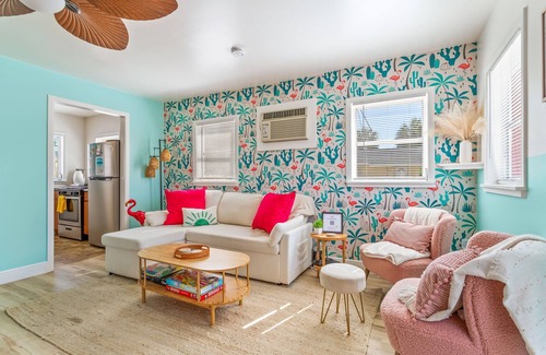 Downtown Dunedin House | Pink Flamingo | Dunedin Vacation Rental