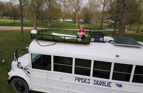 Decorah House | Piper’s Bluffton Skoolie - Glamping in the most picturesque part of Iowa.