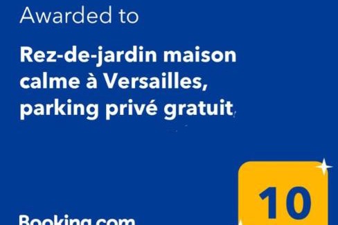 Porchefontaine Apartment | Plain-pied 80 m2 dans maison, parking privé gratuit, gare directe Paris