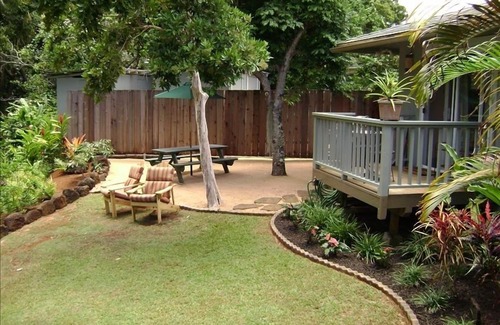 Lawai Apartment | Plantation Style Studio & Courtyard Garden In Koloa