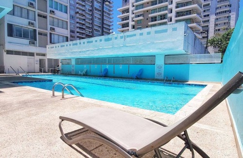 Isla Verde Apartment | Playa Mujeres 1BDR Oceanfr Pool Parking