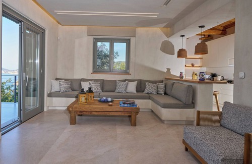 Skopelos Villa | Pnoé Residence is an elegant and modern home that has been fully renovated