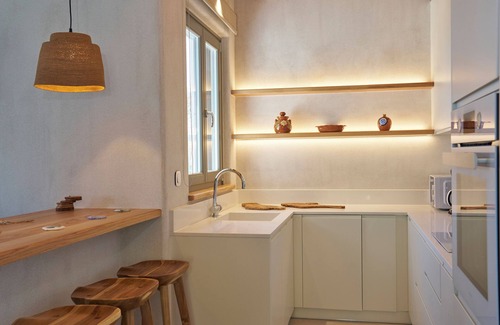 Skopelos Villa | Pnoé Residence is an elegant and modern home that has been fully renovated