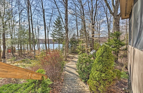 Locust Lake Village Cottage | Pocono Lake Paradise w/Private Beach & Dock!