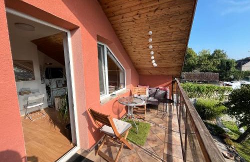 Ostrava House | Podkrovní apartmán s balkónem