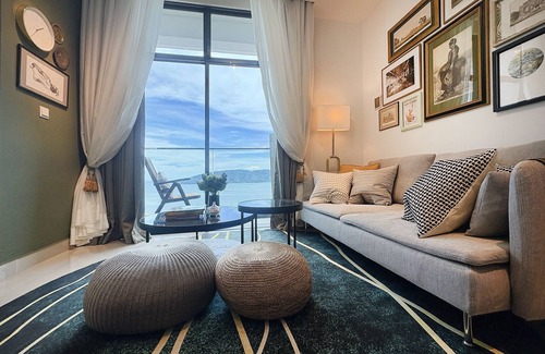 Downtown Kota Kinabalu Condo | Poetic Green Loft With Panoramic Ocean View in Kota Kinabalu