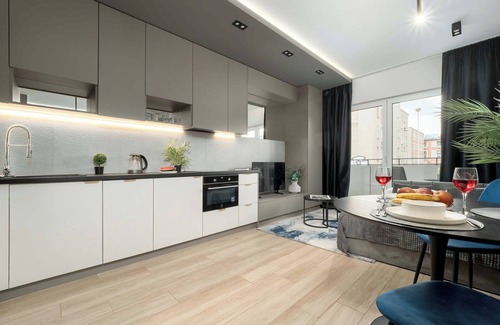 Srodmiescie Apartment | Pomorska 45A | Łódź | Design Studio | Balcony