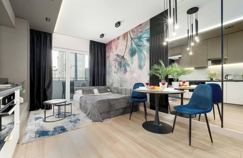 Srodmiescie Apartment | Pomorska 45A | Łódź | Design Studio | Balcony