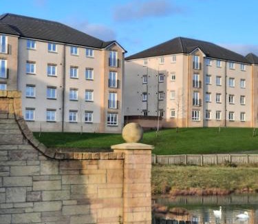 Airdrie Apartment | Pond view