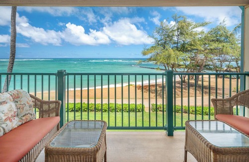 Kapaa Condo | Pono Kai A306 Kauai Oceanfront Penthouse!