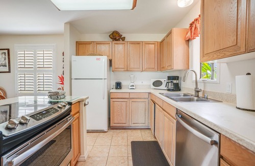 Kapaa Condo | Pono Kai Unit C101 - Oceanfront, Ground Floor Unit, Steps to the Ocean, AC
