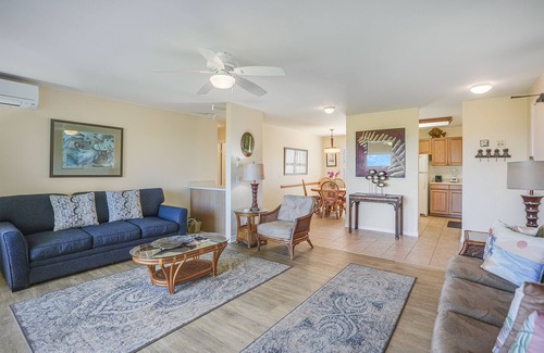 Kapaa Condo | Pono Kai Unit C101 - Oceanfront, Ground Floor Unit, Steps to the Ocean, AC