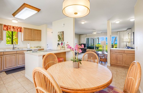 Kapaa Condo | Pono Kai Unit C101 - Oceanfront, Ground Floor Unit, Steps to the Ocean, AC